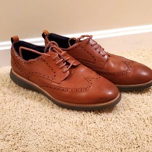 Cole Haan Grandevolution wingtip shoes wide